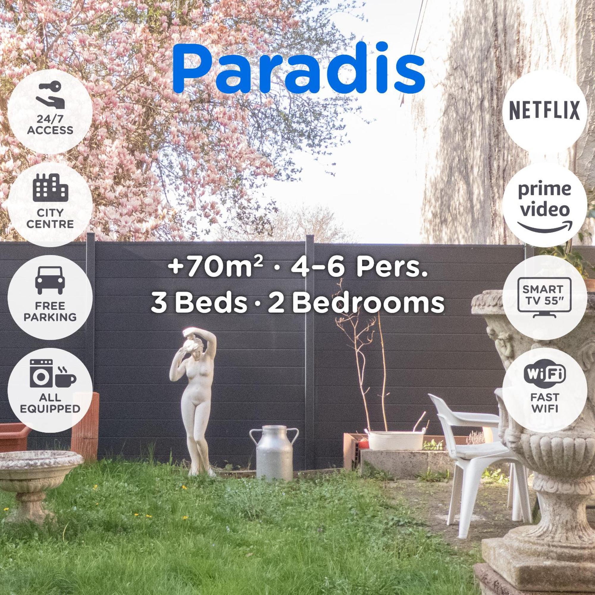 L'Amour De La Paix - Centre-Ville - Jardin - Proche Gare - Tv65"Primevideo - Ambiance Tres Chaleureuse - Parking Gratuit Sous-Video Surveillance Proche - Gere Par Presta-Zen'Services فردان سور ميوز المظهر الخارجي الصورة